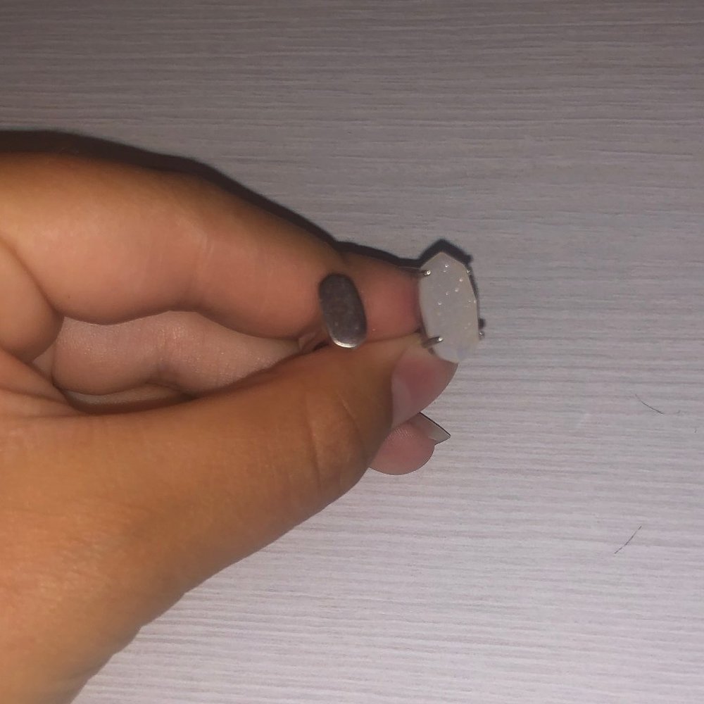 Ring, kendra scott, adjustable ring, drusy